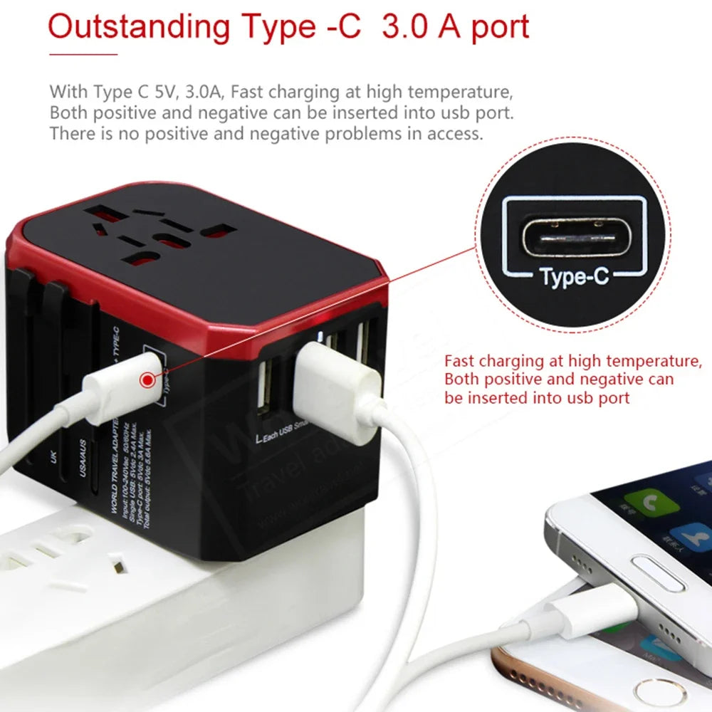 All in 1 International Plug Adaptor