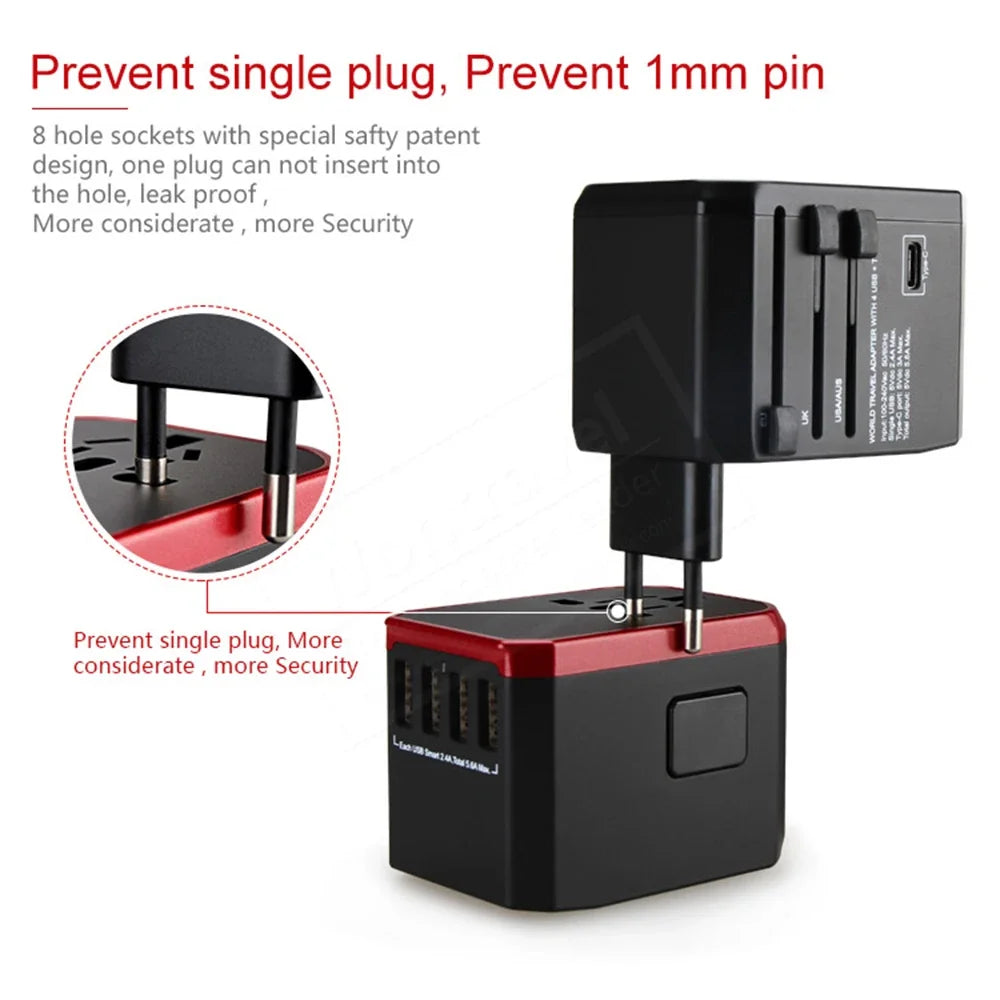 All in 1 International Plug Adaptor