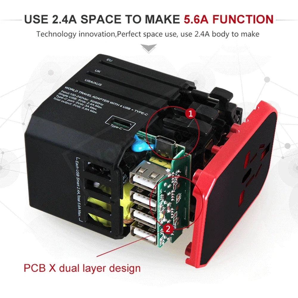 All in 1 International Plug Adaptor