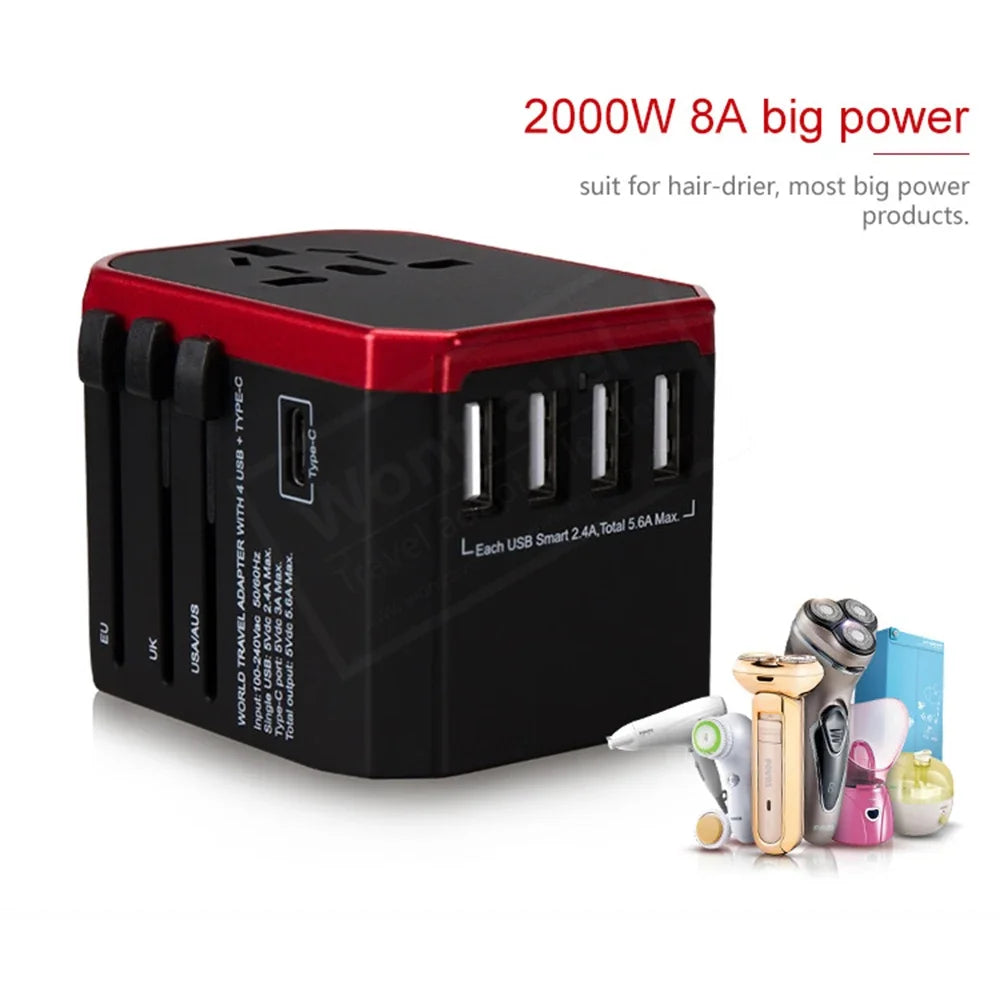 All in 1 International Plug Adaptor
