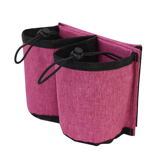 Luggage Portable Cups Holder Beverage Bottles Holder Rack Storage Bag Outdoor Travel Accessories Set Handle Solid