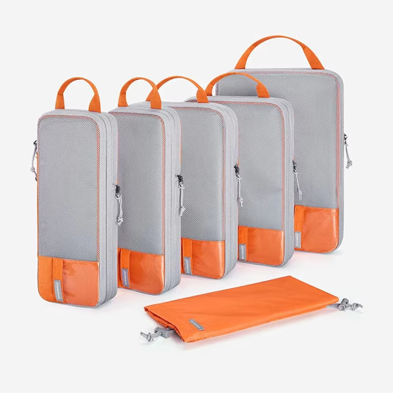 Compression Packing Cubes Men Travel Expandable Luggage Organizer Carry on Luggage Packing Organizers for Women