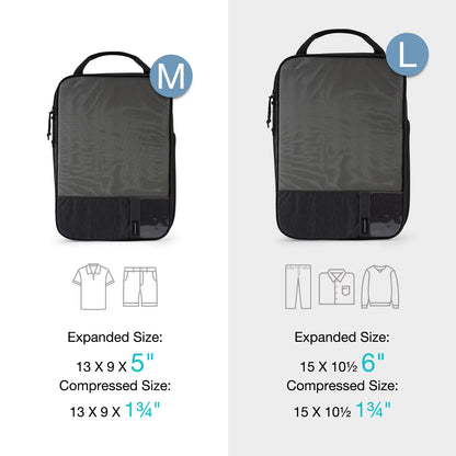Compression Packing Cubes Men Travel Expandable Luggage Organizer Carry on Luggage Packing Organizers for Women