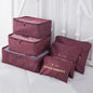 Luggage Packing Cubes with foldable organizers, 6pc