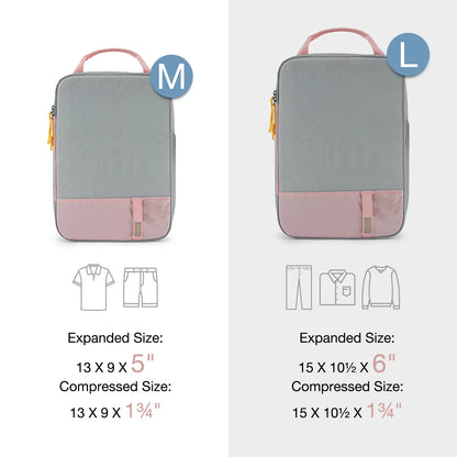 Compression Packing Cubes Men Travel Expandable Luggage Organizer Carry on Luggage Packing Organizers for Women