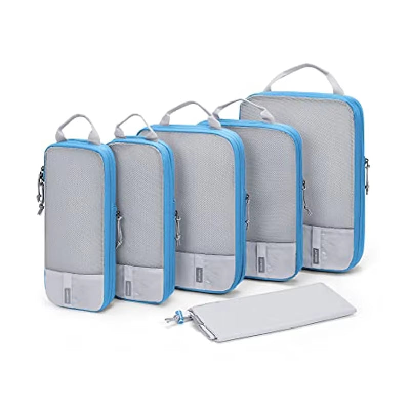 Compression Packing Cubes Men Travel Expandable Luggage Organizer Carry on Luggage Packing Organizers for Women