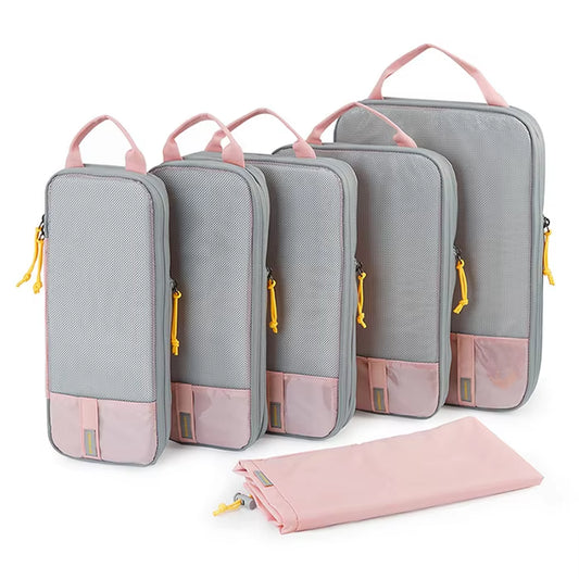 Compression Packing Cubes Men Travel Expandable Luggage Organizer Carry on Luggage Packing Organizers for Women