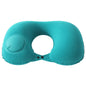 1Pc Travel Pillows Airplanes Inflatable Super Light Portable Neck Pillow U-Shape Automatic Inflatable Cervical Vertebr Pillow