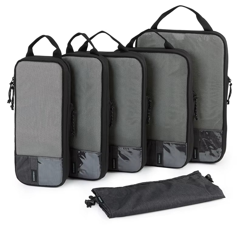 Compression Packing Cubes Men Travel Expandable Luggage Organizer Carry on Luggage Packing Organizers for Women